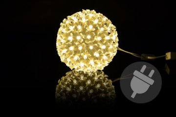 Vánoční dekorace - LED koule, 12 cm Vánoční dekorace - LED koule, 12 cm