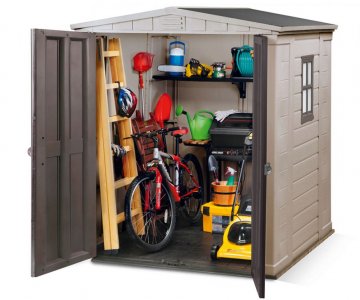 Zahradní plastový domek FACTOR 6x6Shed - 208 x 196 x 178 cm Zahradní plastový domek FACTOR 6x6Shed - 208 x 196 x 178 cm