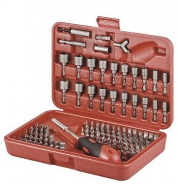 Sada nářadí fixPOINT Bit-set 113 ks z kvalitní nástrojové oceli S2 Sada nářadí fixPOINT Bit-set 113 ks z kvalitní nástrojové oceli S2