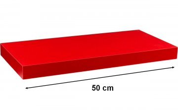 Nástěnná police STILISTA VOLATO - matná červená 50 cm Nástěnná police STILISTA VOLATO - matná červená 50 cm