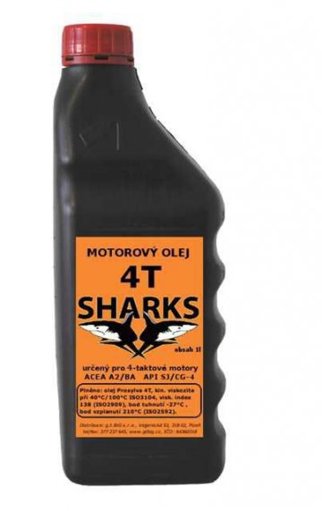 Olej Sharks 4T Olej Sharks 4T