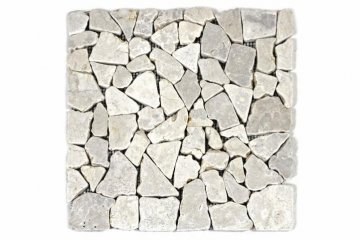 Mramorová mozaika Garth- krémová obklady 1 m2 Mramorová mozaika Garth- krémová obklady 1 m2