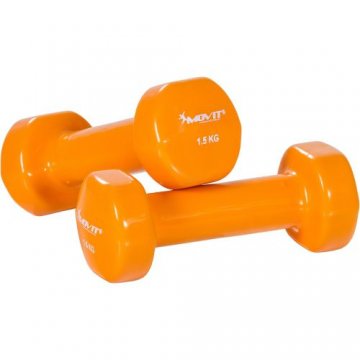 Sada vinylových činek MOVIT 2 x 1,5 kg oranžové Sada vinylových činek MOVIT 2 x 1,5 kg oranžové