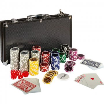 Poker set 300 ks žetonů BLACK EDITION 1 - 1000 Poker set 300 ks žetonů BLACK EDITION 1 - 1000