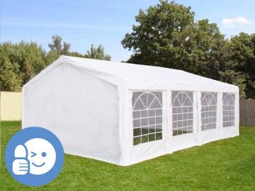 Zahradní párty stan CLASSIC 5 x 8 m - bílá Zahradní párty stan CLASSIC 5 x 8 m - bílá