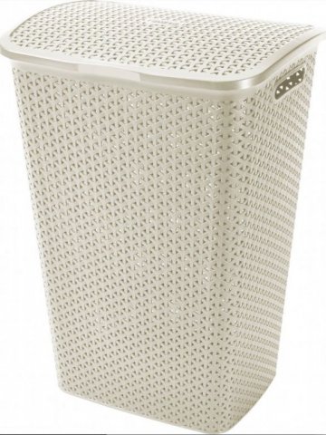 Koš na špinavé prádlo 55 l MY STYLE RATTAN krémová CURVER Koš na špinavé prádlo 55 l MY STYLE RATTAN krémová CURVER