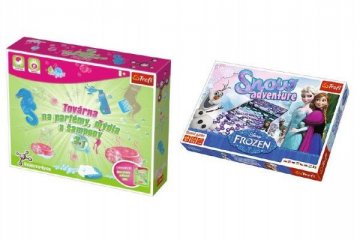 PACK Science for you Továrna na parfémy, mýdla a šampony 3v1 + desková hra Frozen v krabici PACK Science for you Továrna na parfémy, mýdla a šampony 3v1 + desková hra Frozen v krabici