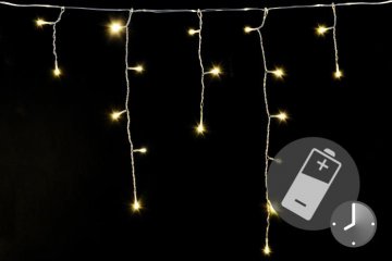 Vánoční světelný déšť - 5 m, 144 LED, teple bílý,s časovačem Vánoční světelný déšť - 5 m, 144 LED, teple bílý,s časovačem