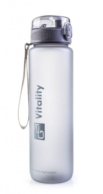 Láhev G21 na pití, 1000 ml, šedá-zmrzlá Láhev G21 na pití, 1000 ml, šedá-zmrzlá