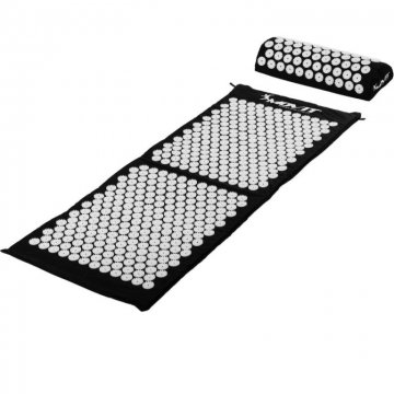 Akupresurní podložka s polštářem MOVIT 130 x 50 cm - černá Akupresurní podložka s polštářem MOVIT 130 x 50 cm - černá