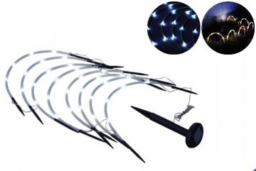 Zahradní solární LED osvětlení oblouk - 8 ks Zahradní solární LED osvětlení oblouk - 8 ks