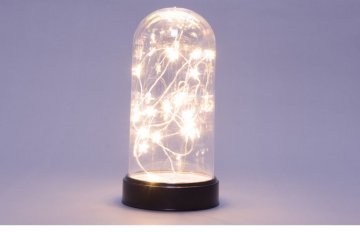 Vánoční svítící dekorace kopule - 20 LED, teple bílá Vánoční svítící dekorace kopule - 20 LED, teple bílá