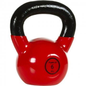 Kettlebell činka 6 kg MOVIT s vinylovým potahem Kettlebell činka 6 kg MOVIT s vinylovým potahem