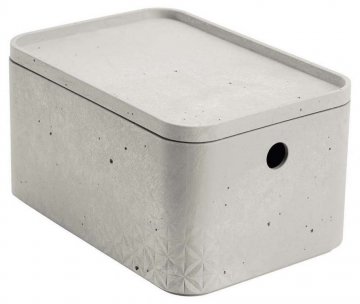 Úložný box s víkem CURVER BETON - S Úložný box s víkem CURVER BETON - S