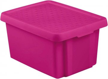Úložný box s víkem 16L - fialový CURVER Úložný box s víkem 16L - fialový CURVER