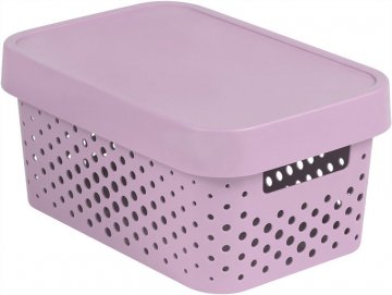 Úložný box INFINITY DOTS 4,5L - růžový Úložný box INFINITY DOTS 4,5L - růžový