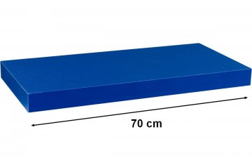 Stilista Nástěnná police Volato 70 cm, modrá