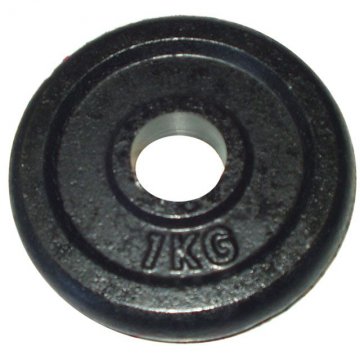 Litinový kotouč (závaží) na činky 1kg- 25 mm Litinový kotouč (závaží) na činky 1kg- 25 mm