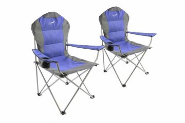 Set skládací kempingová židle Divero Deluxe 2 kusy Set skládací kempingová židle Divero Deluxe 2 kusy