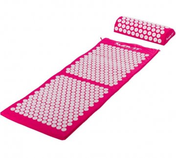 Akupresurní podložka s polštářem MOVIT 130 x 50 cm - růžová Akupresurní podložka s polštářem MOVIT 130 x 50 cm - růžová