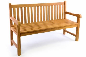 Zahradní lavice DIVERO 3-místná masiv 150 cm Zahradní lavice DIVERO 3-místná masiv 150 cm