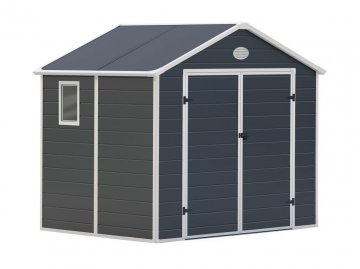 Zahradní domek G21 PAH 523 - 188 x 278 cm, plastový, šedý Zahradní domek G21 PAH 523 - 188 x 278 cm, plastový, šedý