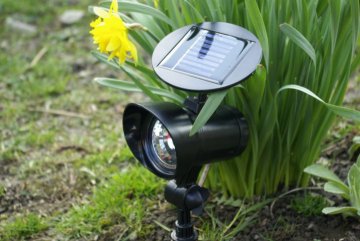 Zahradní LED Solární reflektor Garth se 3 LED diodami Zahradní LED Solární reflektor Garth se 3 LED diodami