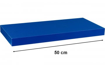 Nástěnná police STILISTA VOLATO - modrá 50 cm Nástěnná police STILISTA VOLATO - modrá 50 cm