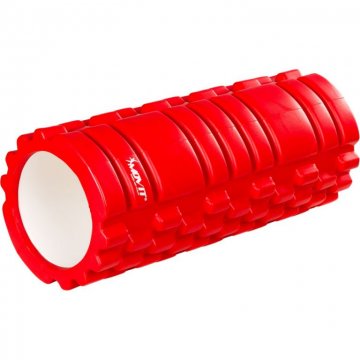 Posilovací masážní válec - FITNESS ROLLER MOVIT červená Posilovací masážní válec - FITNESS ROLLER MOVIT červená