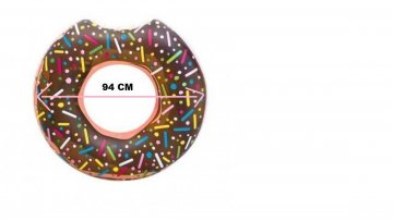 Nafukovací kruh Donut - light verze - čokoládová Nafukovací kruh Donut - light verze - čokoládová