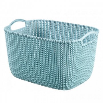 KNIT košík 19L - světle modrá KNIT košík 19L - světle modrá