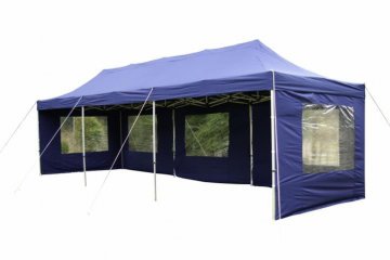 Zahradní skládací párty stan PROFI - modrý, 3 x 9 m Zahradní skládací párty stan PROFI - modrý, 3 x 9 m