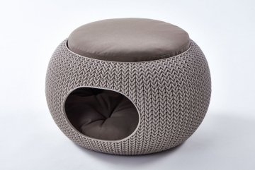 Pelíšek pro psa DOUBLE KNIT - pískový Pelíšek pro psa DOUBLE KNIT - pískový