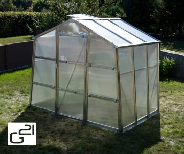 Skleník G21 GZ 48 - 251 x 191 cm, pozinkovaný Skleník G21 GZ 48 - 251 x 191 cm, pozinkovaný