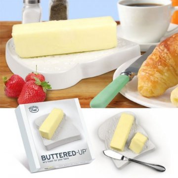 Keramická máselnice ve tvaru toastu Keramická máselnice ve tvaru toastu