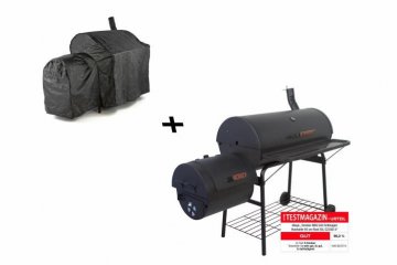 Zahradní gril XXL lokomotiva + obal na gril Zahradní gril XXL lokomotiva + obal na gril