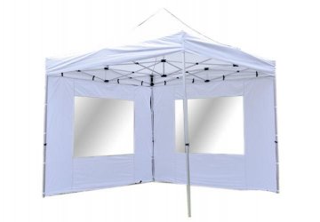 Zahradní párty stan nůžkový PROFI 3x3 m bílý + 2 boční stěny Zahradní párty stan nůžkový PROFI 3x3 m bílý + 2 boční stěny