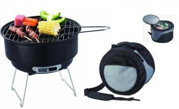 Zahradní venkovní Kemping Grill BBQ + chladící taška Zahradní venkovní Kemping Grill BBQ + chladící taška