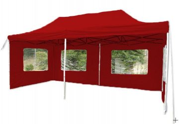 Zahradní párty stan 3 x 6 PROFI - nůžkový - červený Zahradní párty stan 3 x 6 PROFI - nůžkový - červený