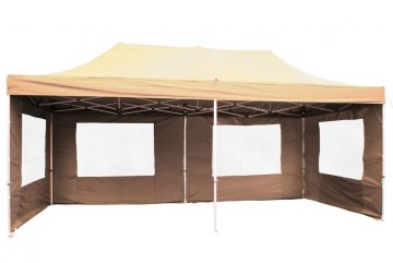 Zahradní párty stan 3 x 6 PROFI - nůžkový - champagne Zahradní párty stan 3 x 6 PROFI - nůžkový - champagne