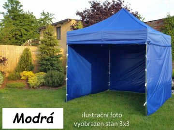 Zahradní párty stan PROFI STEEL 3 x 4,5 - modrá Zahradní párty stan PROFI STEEL 3 x 4,5 - modrá