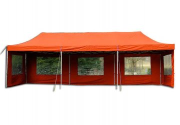 Zahradní skládací párty stan PROFI - terakota 3 x 9 m Zahradní skládací párty stan PROFI - terakota 3 x 9 m