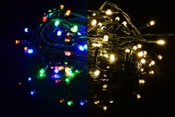 Vánoční světelný řetěz - 9,9 m, 100 LED,9 blikajících funkcí Vánoční světelný řetěz - 9,9 m, 100 LED,9 blikajících funkcí