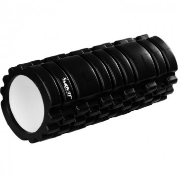 Posilovací masážní válec - FITNESS ROLLER MOVIT černá Posilovací masážní válec - FITNESS ROLLER MOVIT černá