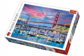 Puzzle Golden Gate, San Francisco 2000 dílků 96x68cm v krabici 40x27x6cm Puzzle Golden Gate, San Francisco 2000 dílků 96x68cm v krabici 40x27x6cm