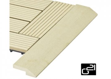 Přechodová lišta G21 pro WPC dlaždice Cumaru 38,5x7,5 cm rohová Přechodová lišta G21 pro WPC dlaždice Cumaru 38,5x7,5 cm rohová