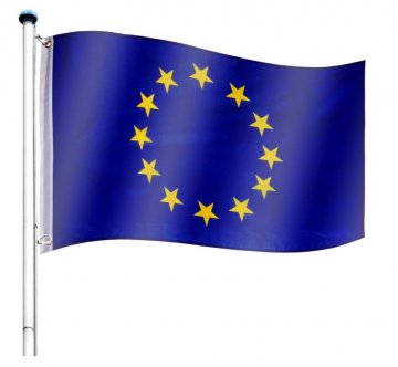 Vlajkový stožár vč. vlajky Evropská unie - 650 cm Vlajkový stožár vč. vlajky Evropská unie - 650 cm