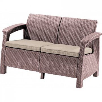 Pohovka CORFU LOVE SEAT - cappuccino Pohovka CORFU LOVE SEAT - cappuccino
