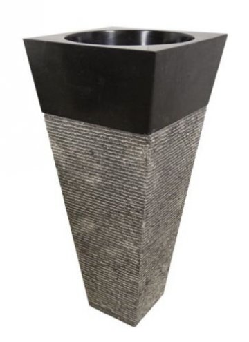 Volně stojící kamenné umyvadlo Pedestal IDS 141 Black Volně stojící kamenné umyvadlo Pedestal IDS 141 Black