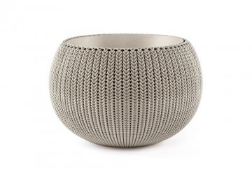 Květináč COZIES KNIT - písková Květináč COZIES KNIT - písková